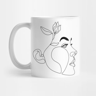 Head Of Flowers Art Print Mug